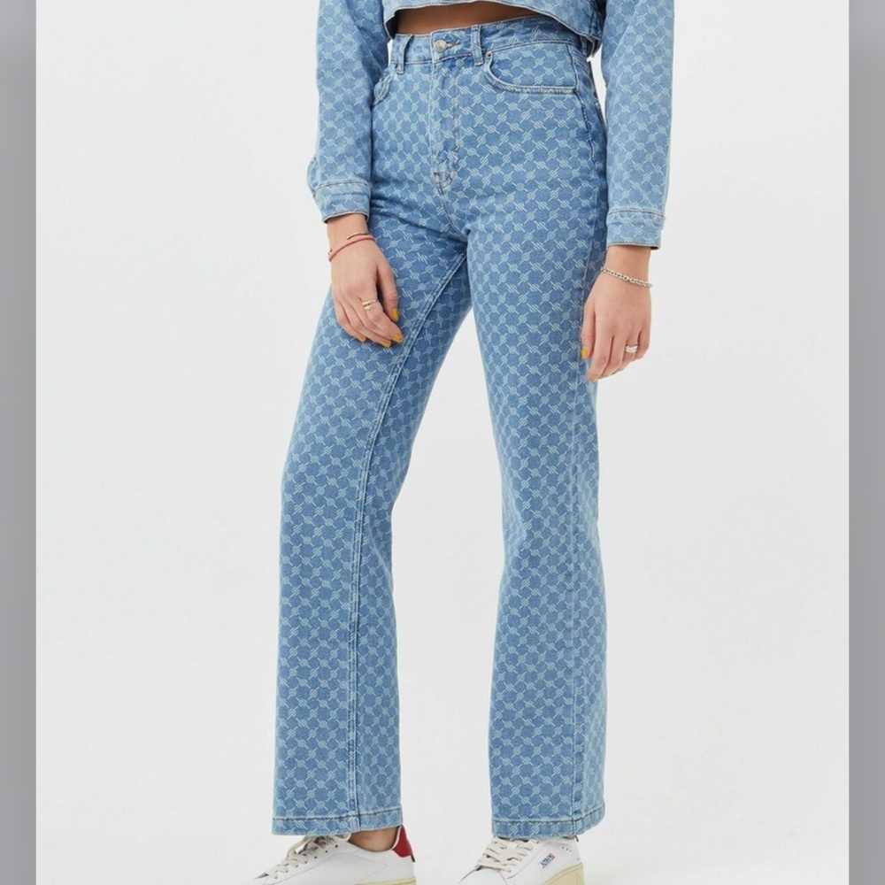 Daily Paper Mel printed monogram jeans